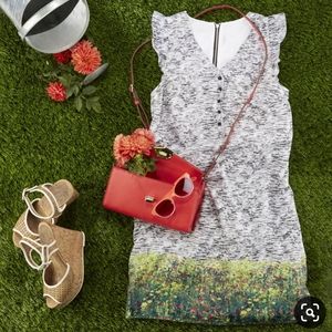 NWOT Garden Overlay Dress